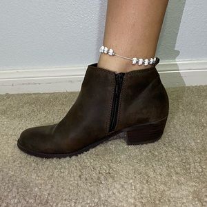 brown booties